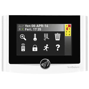 Tastiera Tecnoalarm Touch UTS 4.3 PROX con sintesi vocale — assistenza e installazione a Torino