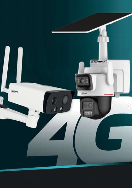 Telecamera Dahua 4G con pannello solare per aree senza rete — installazione a Torino e provincia